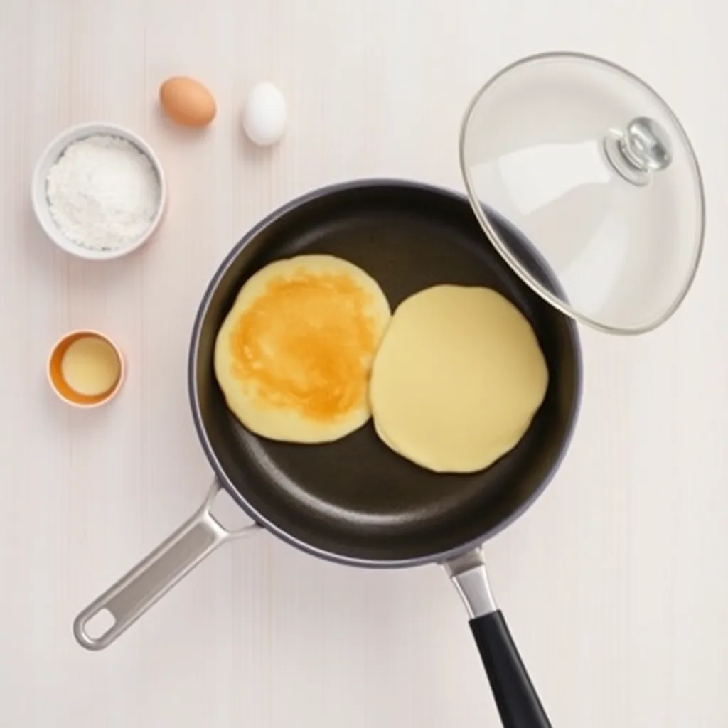 fluffy japanese pancake recipe - Pancake Recipe Step Image