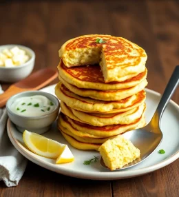 Fluffy Zucchini Pancakes