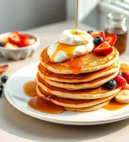 Healthy Fluffy Pancakes