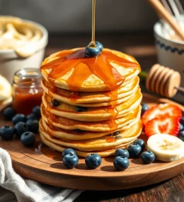 Butter-Free Fluffy Pancakes