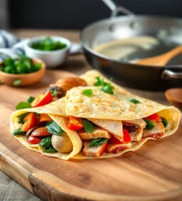 Savory Crepes with Pancake Mix